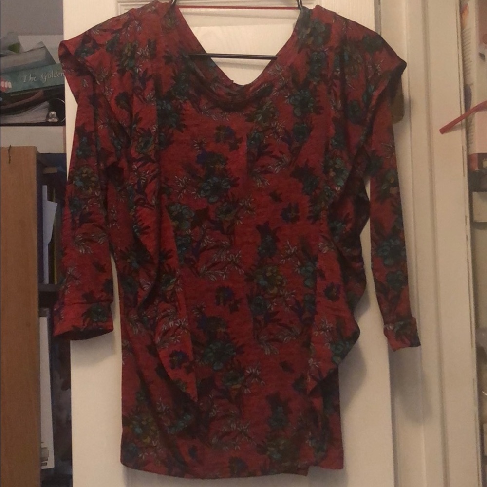 Free People Flowery Top